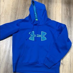 Blue under armour hoodie
